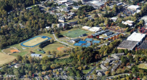 Brevard College campus aerial view 8075 1
