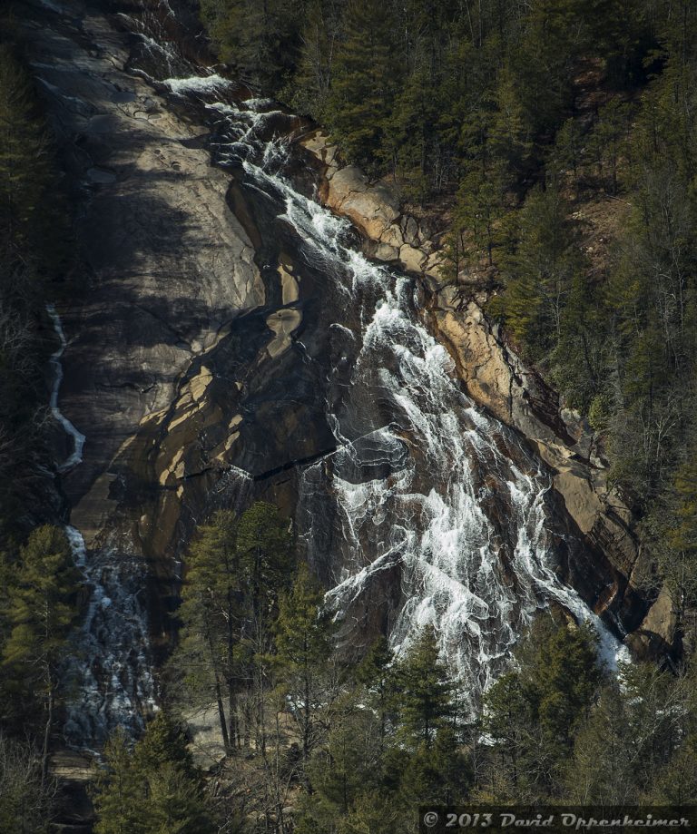 Bridal Veil Falls Waterfall in DuPont State Forest NC