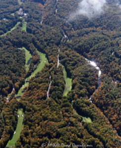 Burlingame Country Club golf course Sapphire NC aerial view 8431 1