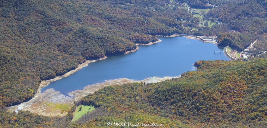 Burnett Reservoir and the Asheville Watershed Aerial Photo