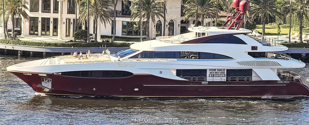 Cabernet superyacht by Sensation Yachts owned by Randy Frank Postma on the New River in Fort Lauderdale, Florida - © 2024 David Oppenheimer - Performance Impressions photography archives - https://performanceimpressions.com Cabernet, superyacht, Sensation Yachts, Cabernet yacht, yacht charter, red yacht, rental, lease, Evan K Marshall, Phil Curran Design, charter, luxury yacht, StarShip Miami, Starship, yacht, megayacht, yachting, ship, vessel, motor yacht, neighborhood, marina, Fort Lauderdale, Florida, boat, waterfront, luxury yacht, Maratani X, Phil Curran, Golden Touch II, Randy Frank Postma, Randy Postma, Fort Lauderdale real estate, dock, dockage, stunning, Intracoastal, Intracoastal Waterway, private, prestigious, balcony, balconies, windows, 33301, 33316, South Florida, Broward County, security, contemporary, modern, exclusive, property, peninsula, resort-style, outdoor living, New River, East Fort Lauderdale, architecture, sunset, palm trees, tropical, New River Sound, harbor, deepsea, deepwater, deep water, David Oppenheimer, color, horizontal, United States, VAu 1-530-124, 1-13553735171,
