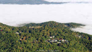 Carriage Park private mountain community Hendersonville NC aerial view 6697 1