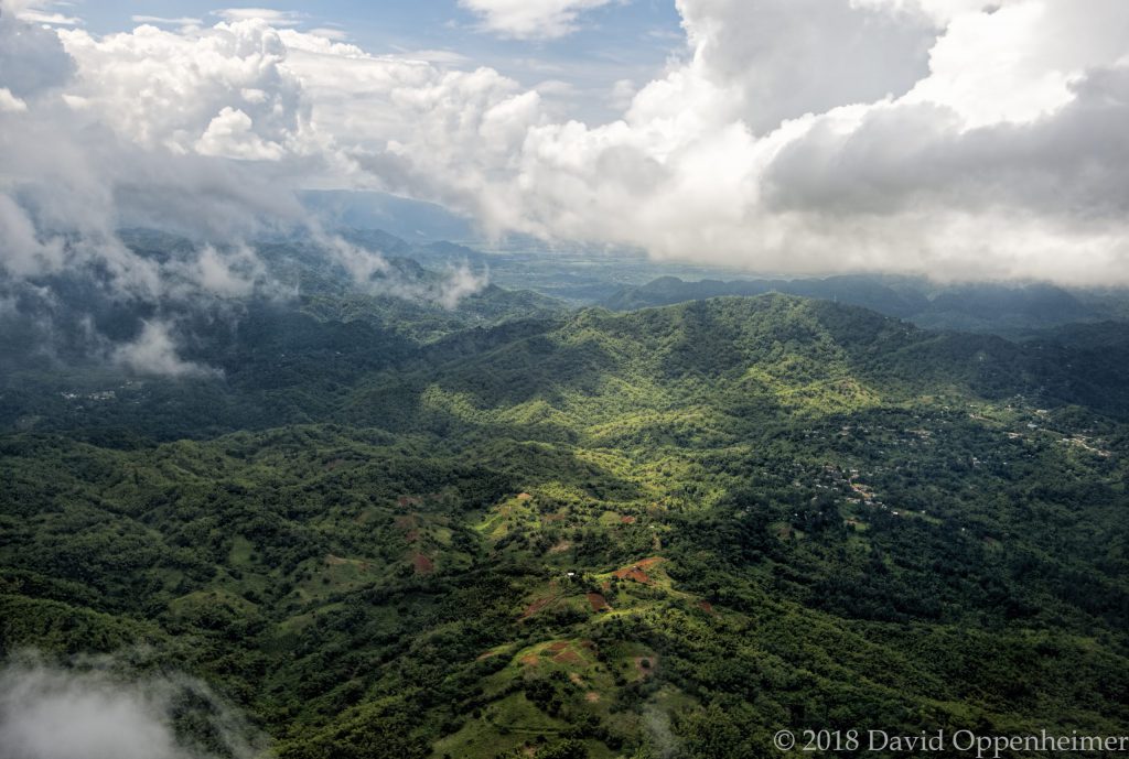 Cascade in Hanover Parish Jamaica Aerial Photo