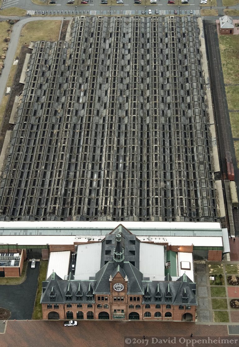 Central Railroad of New Jersey Terminal at Liberty State Park Aerial Photo