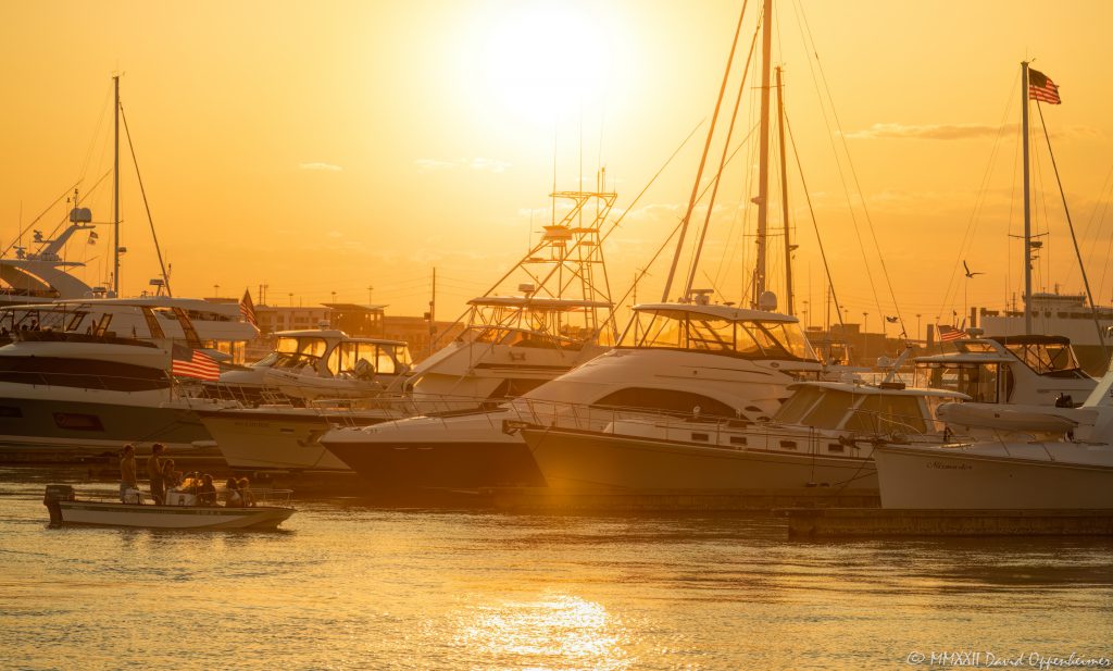 Charleston Harbor Resort & Marina at Sunset