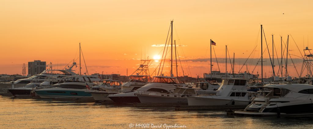 Charleston Harbor Resort & Marina at Sunset