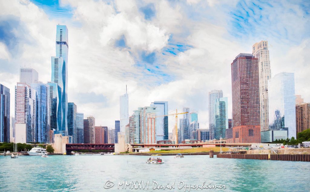 Chicago Skyline from Lake Michigan