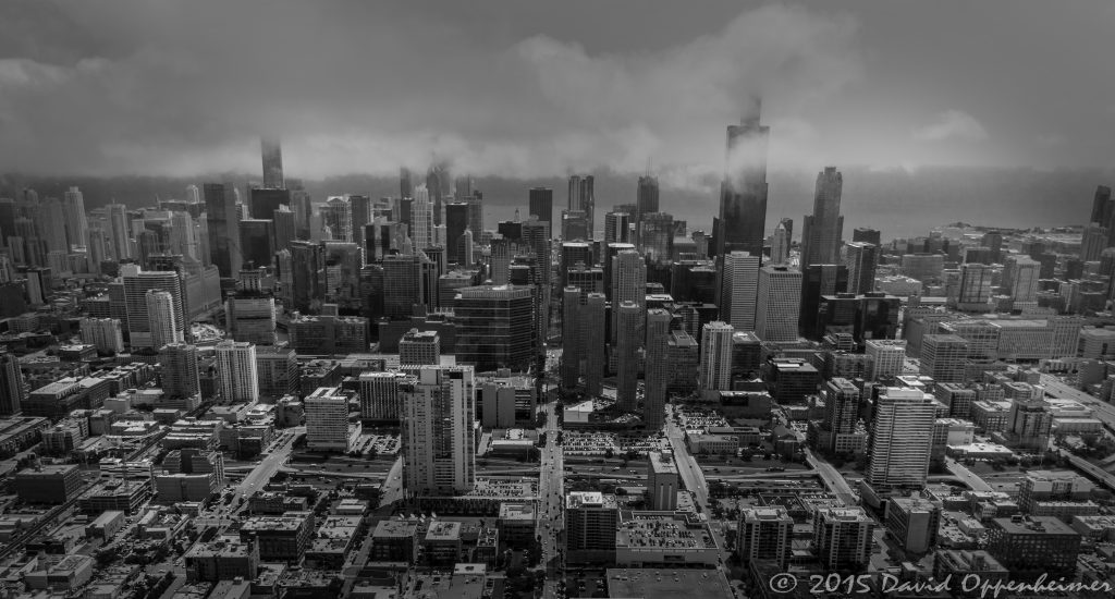Chicago Skyline Aerial Photo