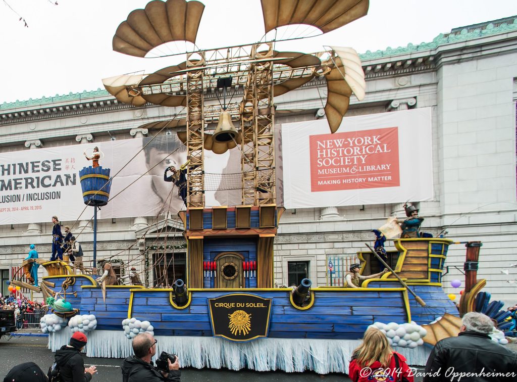 Dreamseeker Float by Cirque Du Soleil at Macy’s Thanksgiving Day Parade
