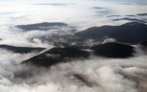 Cloud inversion in the Blue Ridge Mountains of Western North Carolina aerial view - © 2024 David Oppenheimer - Performance Impressions aerial photography archives - https://performanceimpressions.com Cloud inversion, Blue Ridge Mountains, Blue Ridge Parkway, clouds, cloud cover, cloud in mountains, mountains, ridgelines, ridges, Blue Ridge Parkway, foggy, weather, inversion, Western North Carolina, North Carolina, Asheville, WNC, NC, travel, morning, early, mountaintops, sea of clouds, Transylvania County, Buncombe County, Haywood County, Jackson County, thermal inversion, valleys, peaks, cold air, moisture, cloud formations, undulating, cloud photography, art, artwork, beauty, landscape, aerial photography, aerial, aerial photographer, David Oppenheimer, color, vertical, United States, home, color, horizontal, landscape, 1-13726821381,