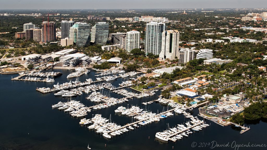 Coconut Grove Miami Aerial