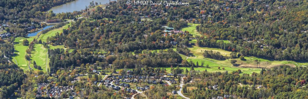 Country Club of Asheville Golf Course Aerial View