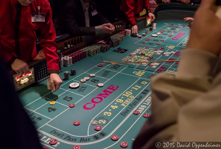 Craps Table at Harrah's Cherokee Casino Resort and Hotel