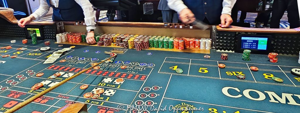 Craps Table Gambling at The Venetian Casino in Las Vegas