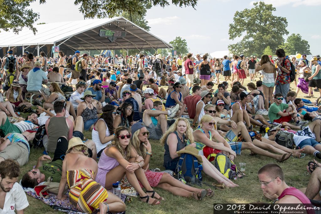 Bonnaroo Music Festival Crowd