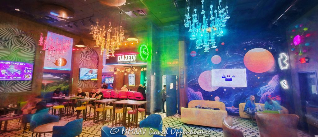 Dazed! Lounge at Planet 13 Cannabis Dispensary in Las Vegas