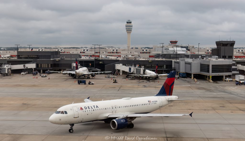 Delta Air Lines Airbus A320 at Hartsfield–Jackson Atlanta International Airport