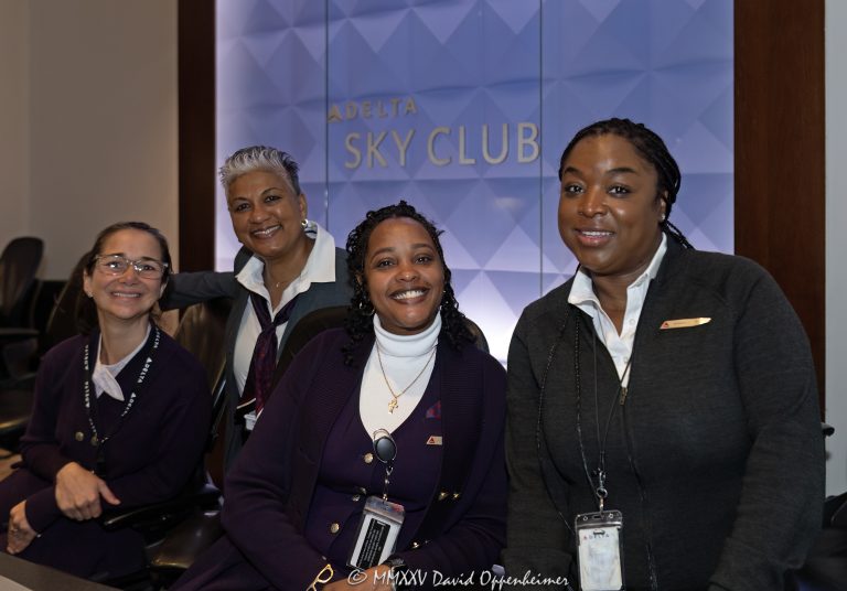 Delta Sky Club at Hartsfield-Jackson Atlanta International Airport in Atlanta, Georgia - © 2025 David Oppenheimer - Performance Impressions aerial photography archives - https://performanceimpressions.com Delta Sky Club, Hartsfield-Jackson Atlanta International Airport, Atlanta, Georgia, Delta Air Lines, Delta, SkyTeam, agents, staff, employees, airport, lounge, club, Sky Club, travel, air travel, airline, DAL, DAL stock, ATL, David Oppenheimer, color, horizontal, United States, 1-14977862771