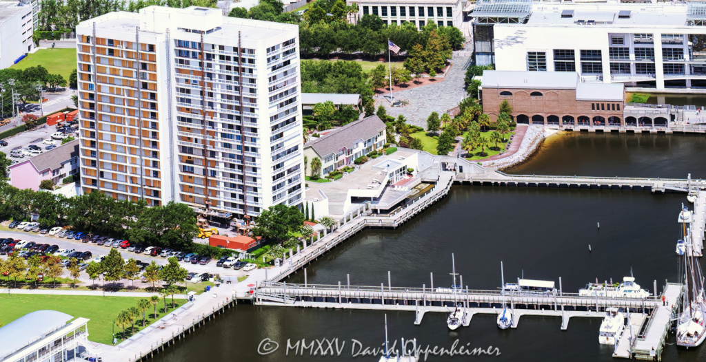 Dockside Condominiums Charleston aerial view