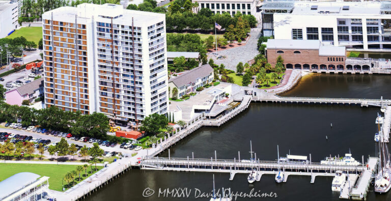 Dockside Condominiums Charleston aerial view