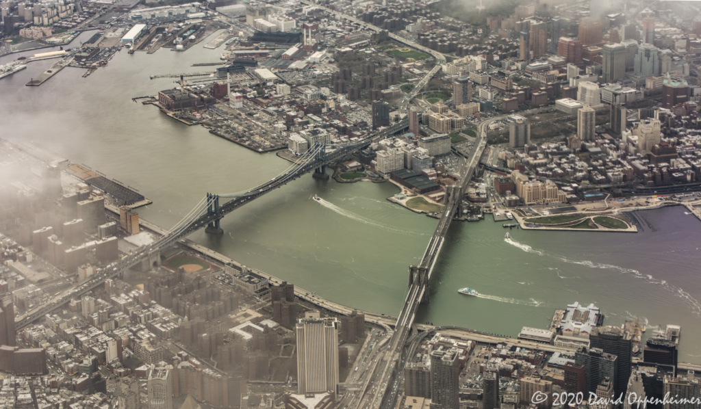Downtown Brooklyn aerial view