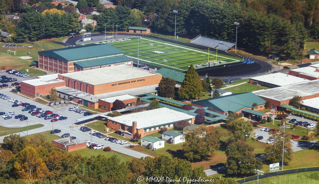 East Henderson High School Aerial View