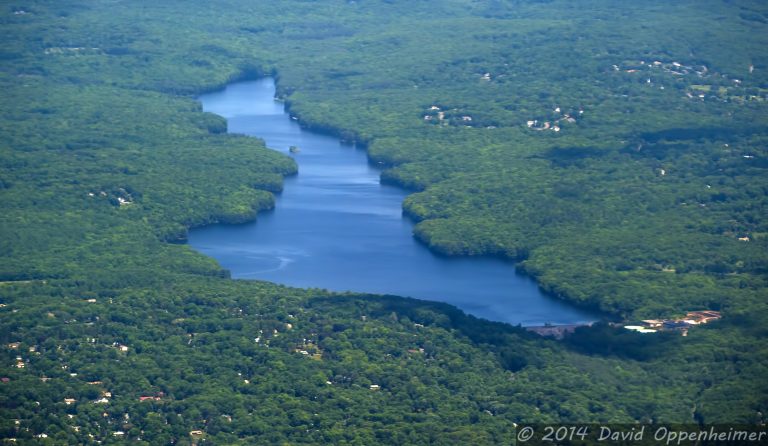 Easton Reservoir in Easton, Connecticut