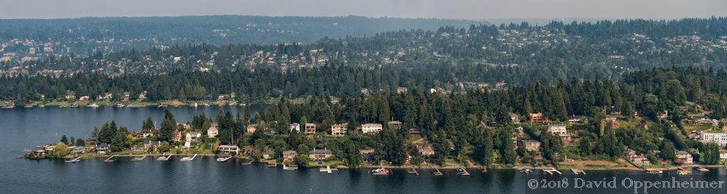 Evergreen Point Aerial in Medina, Washington