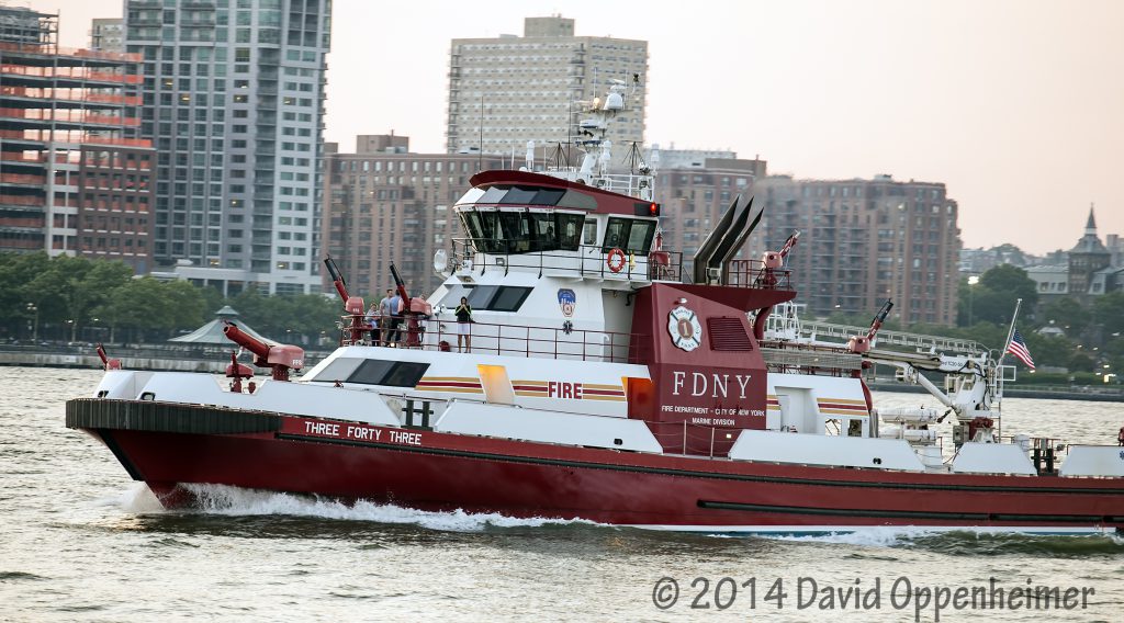 Three Forty Three NYFD Fireboat