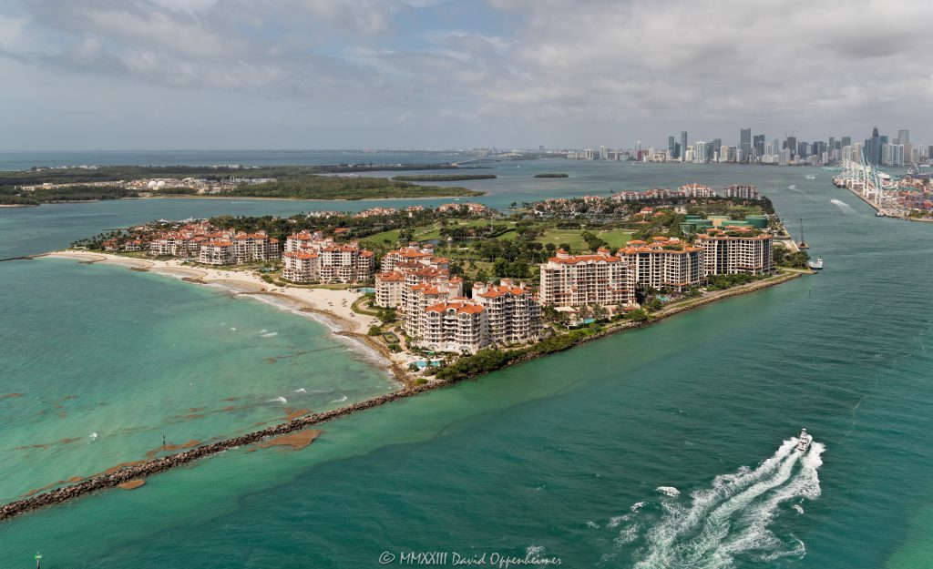 Fisher Island Aerial View
