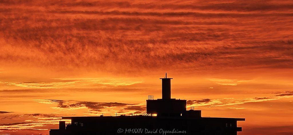 Sunset closeup of the setting sun in Fort Lauderdale Beach, Florida - © 2024 David Oppenheimer - Performance Impressions photography archives - https://performanceimpressions.com sunset, sunset closeup, setting sun, sun, sunshine, orange, fire, closeup, close-up, Fort Lauderdale sunset, Florida sunset, silhouette, abstract, art, sunny, sky, Florida sun, solar, helio, star, fusion, fusion reaction, energy, sunlight, light, space, orbit, haze, clouds, bright, colorful, relax, retire, end of the day, work’s all done, completion, New Year, day’s end, horizon, setting, Fort Lauderdale, Bahia Mar, Florida, waterfront, luxury real estate, Intracoastal, Intracoastal Waterway, prestigious, Fort Lauderdale real estate, real estate, South Florida, Broward County, contemporary, modern, exclusive, property, resort-style, New River, East Fort Lauderdale, sunset, palm trees, tropical, David Oppenheimer, color, horizontal, United States, VAu 1-530-124, 1-13553735171,
