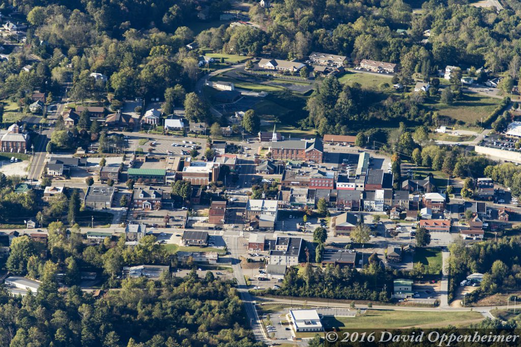 Franklin North Carolina Aerial Photo