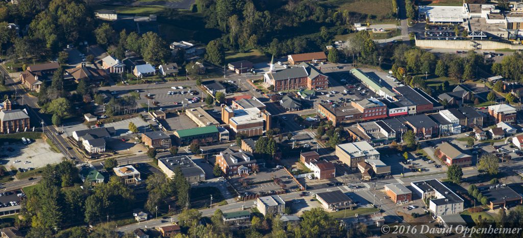 Franklin North Carolina Aerial Photo