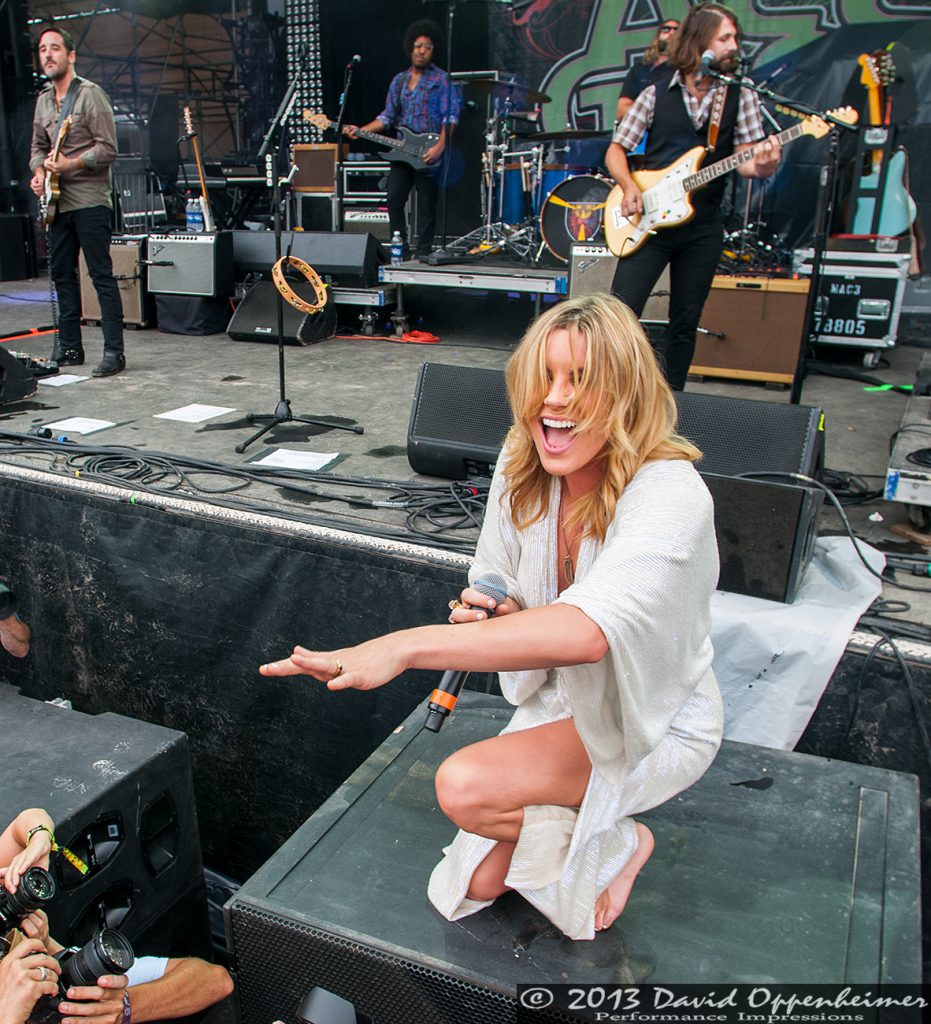 Grace Potter performing with Grace Potter and the Nocturnals at All Good Music Festival