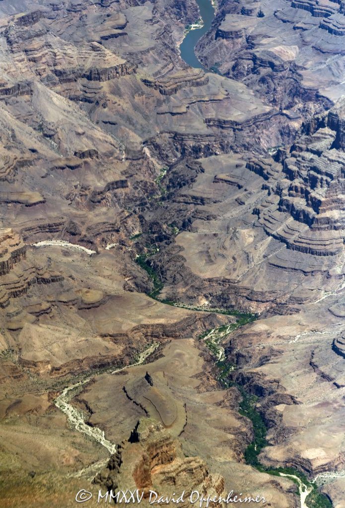 Grand Canyon Aerial View of Meriwhitica Canyon Grand Canyon aerial view of Meriwhitica Canyon in Lower Granite Gorge with the Colorado River on the Hualapai Indian Reservation in Mohave County, Arizona – © 2025 David Oppenheimer – Performance Impressions aerial photography archives – https://performanceimpressions.com Meriwhitica Canyon, Meriwhitica, Meriwhitica Springs, Indian Gardens, Spencer Springs, Lava Cliff Rapids, Spencer Canyon, Lower Granite Gorge, Lake Mead, caves, beach, riverfront, river, canyon, Colorado River, Hualapai Indian Reservation, Hualapai, rocks, granite, rocky, cliffs, canyon walls, confluence, sandstone cliffs, desert landscape, aerial, landscape, Arizona, Arizona aerial, wash, Grand Canyon geology, erosion, layered rock, valley, Grand Canyon National Park, canyon channel, national park, boundary, border, natural wonder, schist, Precambrian, plateau, Mohave County, Mohave County aerial, Lake Mead National Recreation Area, rapids, mesa, forbidden, forbidden zone, protected, habitat, ecology, trail, plateau, nature, desert, desert canyon, arid, rim, overlook, sedimentary, aerial photography, scenic view, vertical, United States, color, 1-14993092111