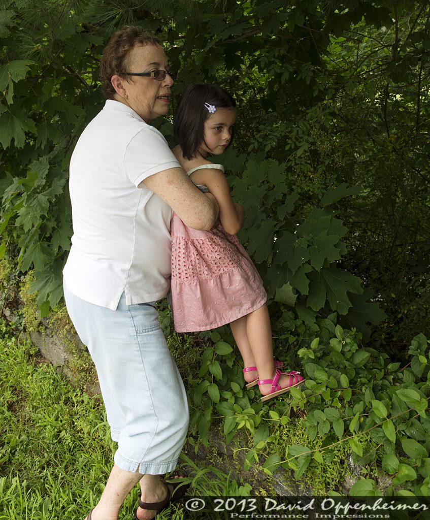 Walking by Larchmont Duck Pond