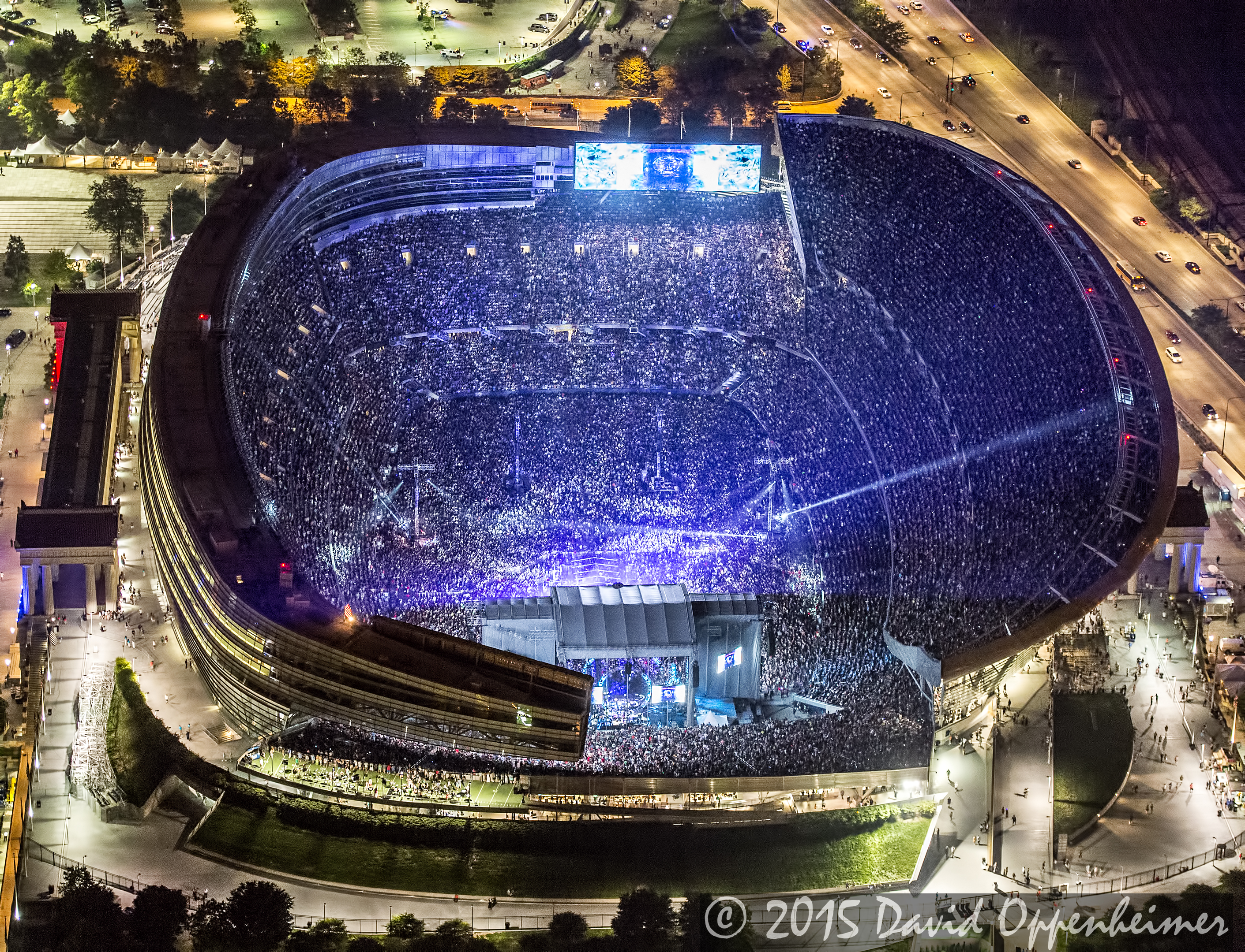 Grateful Deads Soldier Field Chicago by The Deads