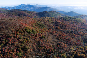 Graveyard Ridge Blue Ridge Parkway autum aerial view 7150 1