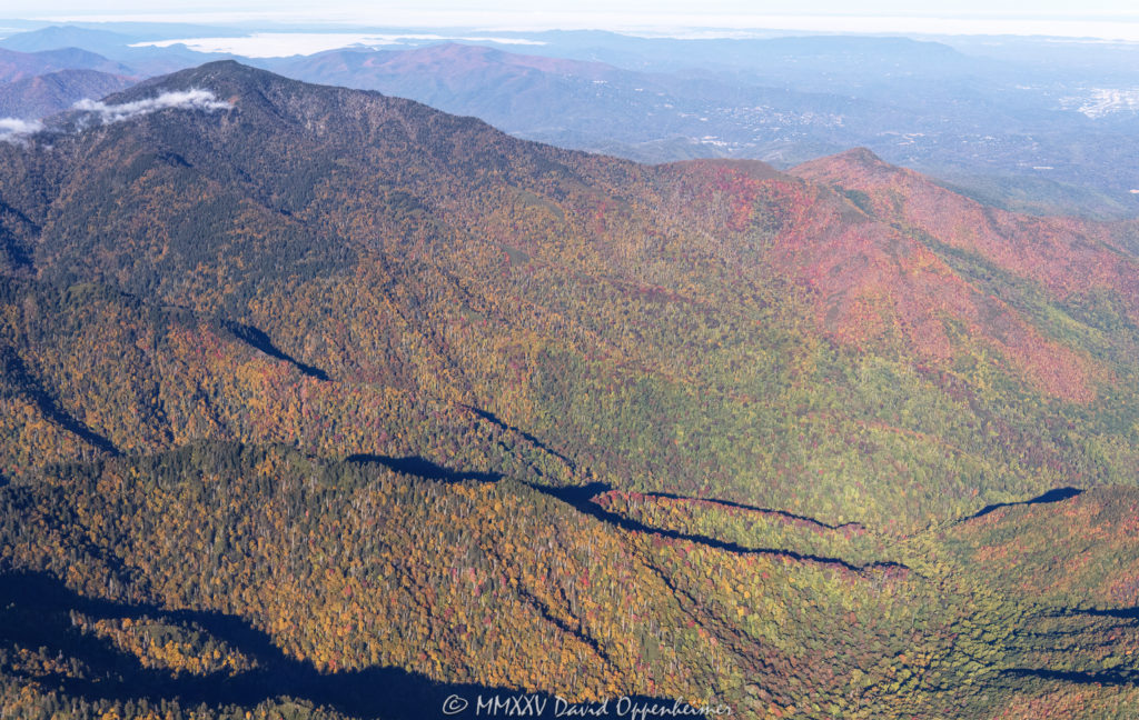 Great Smoky Mountains National Park Mount Le Conte Aerial View