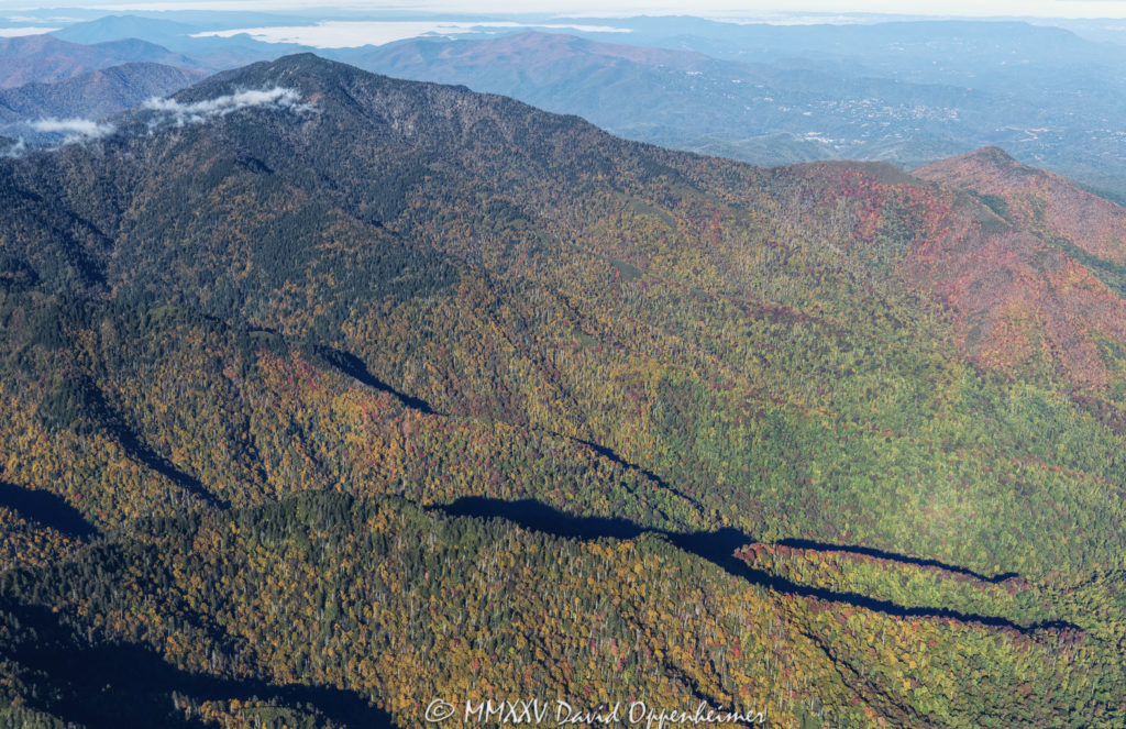 Great Smoky Mountains National Park Mount Le Conte Aerial View