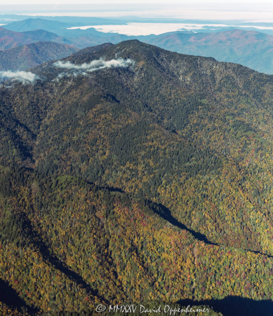 Great Smoky Mountains National Park Mount Le Conte Aerial View