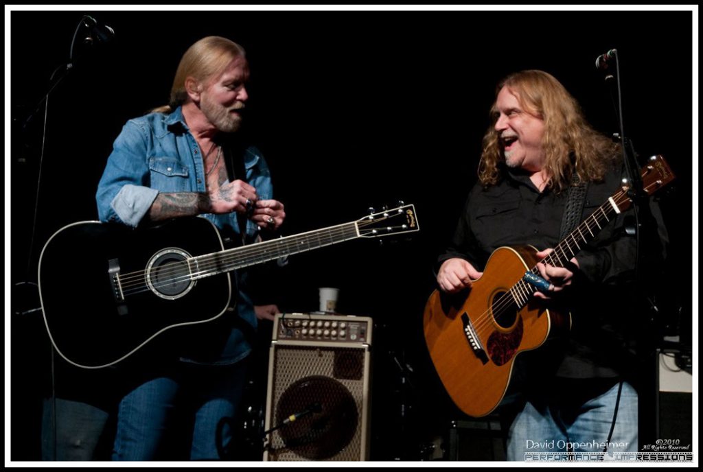 Gregg Allman and Warren Haynes at the Warren Haynes Christmas Jam Pre-Jam – Xmas Jam 2010