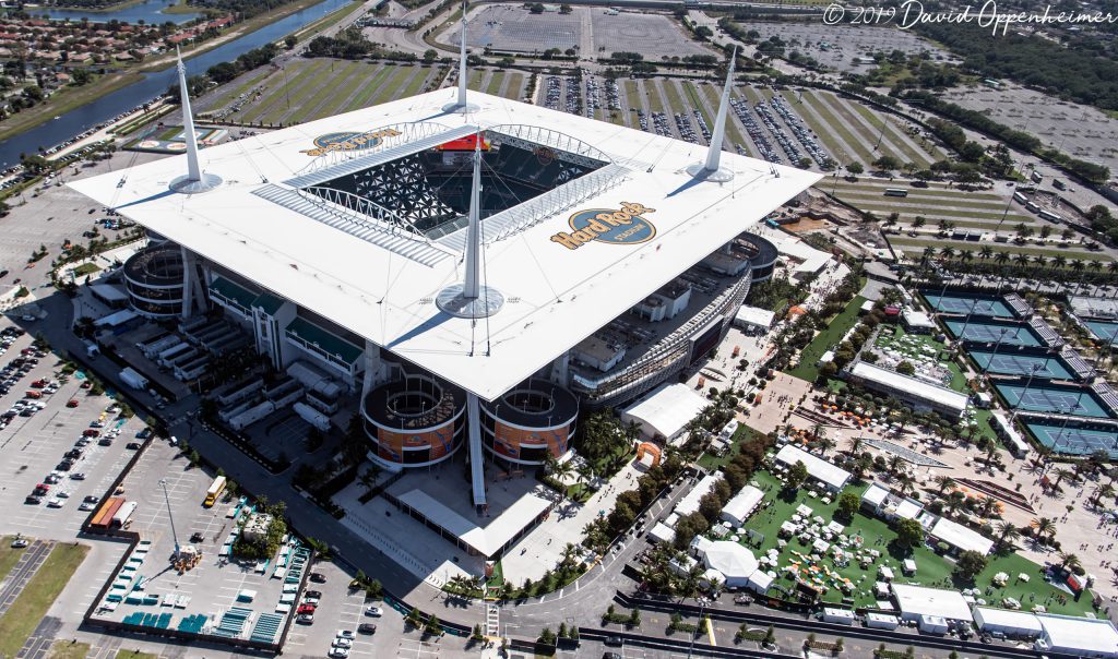 Hard Rock Stadium Aerial Miami