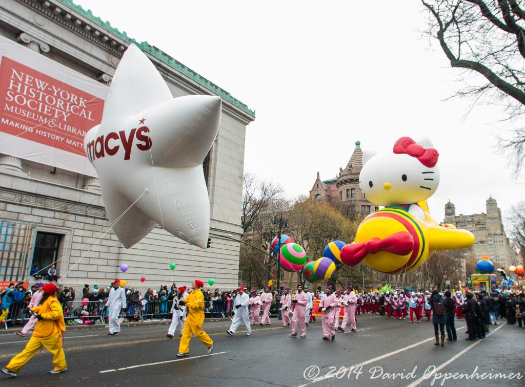 Hello Kitty Balloon at Macy’s Thanksgiving Day Parade
