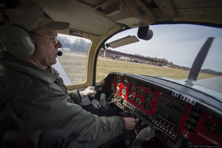 Landing at Hendersonville County Airport in North Carolina