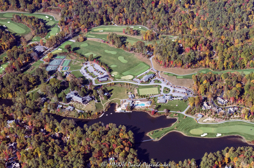 High Hampton Resort Golf Course in Cashiers North Carolina Aerial View