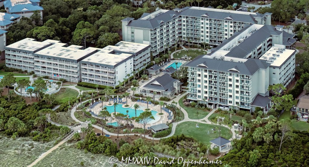 Hilton Grand Vacations Club Ocean Oak Resort Hilton Head South Carolina Aerial View