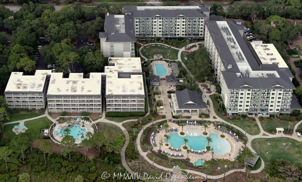 Hilton Grand Vacations Club Ocean Oak Resort Hilton Head South Carolina Aerial View
