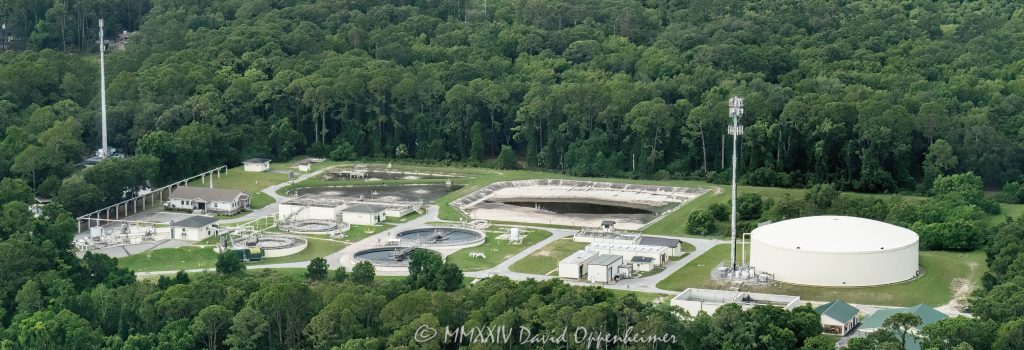 South Island PSD Water Treatment Plant on Hilton Head Island Aerial View