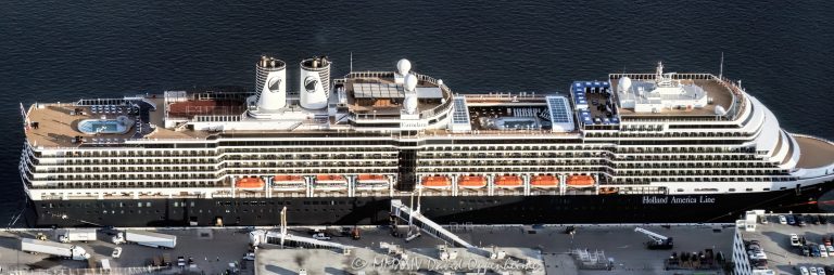 Holland America MS Eurodam cruise ship built by Fincantieri S.p.A. and owned by Carnival Corporation at Port Everglades in Fort Lauderdale, Florida aerial view - © 2024 David Oppenheimer - Performance Impressions aerial photography archives - https://performanceimpressions.com Holland America, MS Eurodam, Eurodam, cruise ship, cruise, Port Everglades, Fort Lauderdale, Florida, aerial view, Fincantieri, Fincantieri S.p.A., Panamax Eurodam, Panamax, Signature-class, Carnival Corporation, cruise ship aerial, CCL, CCL stock, superyacht, megayacht, yachting, ship, vessel, aerial, motor yacht, boat, dock, dockage, Intracoastal, Intracoastal Waterway, decks, South Florida, Broward County, peninsula, resort-style, outdoor living, New River, East Fort Lauderdale, HAL, Fort Lauderdale Port, Port Everglades Cruise Terminal, terminal, cruise terminal, Stranahan River, Lake Mabel, architecture, palm trees, tropical, port, harbor, deepsea, deepwater, deep water, aerial photographer, aerial photography, David Oppenheimer, color, horizontal, United States, VAu 1-530-124, 1-13553735171,